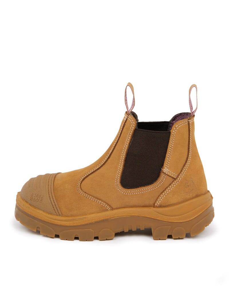 Ladies Hobart Scuff Safety Boot - Wheat