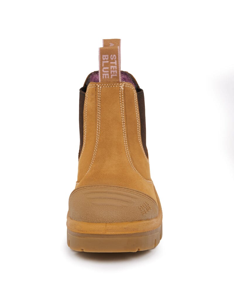 Ladies Hobart Scuff Safety Boot - Wheat
