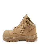 Ladies Parkes Zip Side Composite Safety Boot - Sand