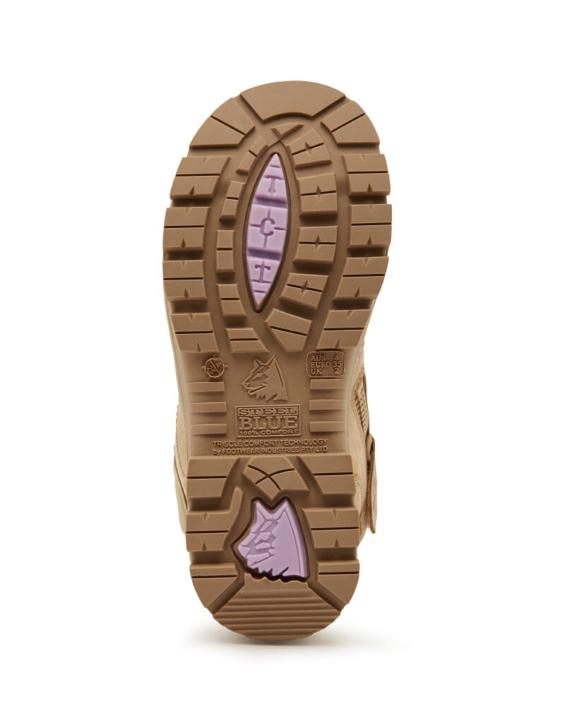 Ladies Parkes Zip Side Composite Safety Boot - Sand