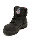 Ladies Argyle Scuff Cap Composite Safety Boot - Black