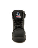 Ladies Argyle Scuff Cap Composite Safety Boot - Black