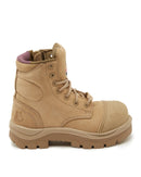 Ladies Argyle Scuff Cap Composite Safety Boot - Sand