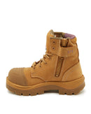 Ladies Argyle Scuff Cap Composite Safety Boot - Wheat