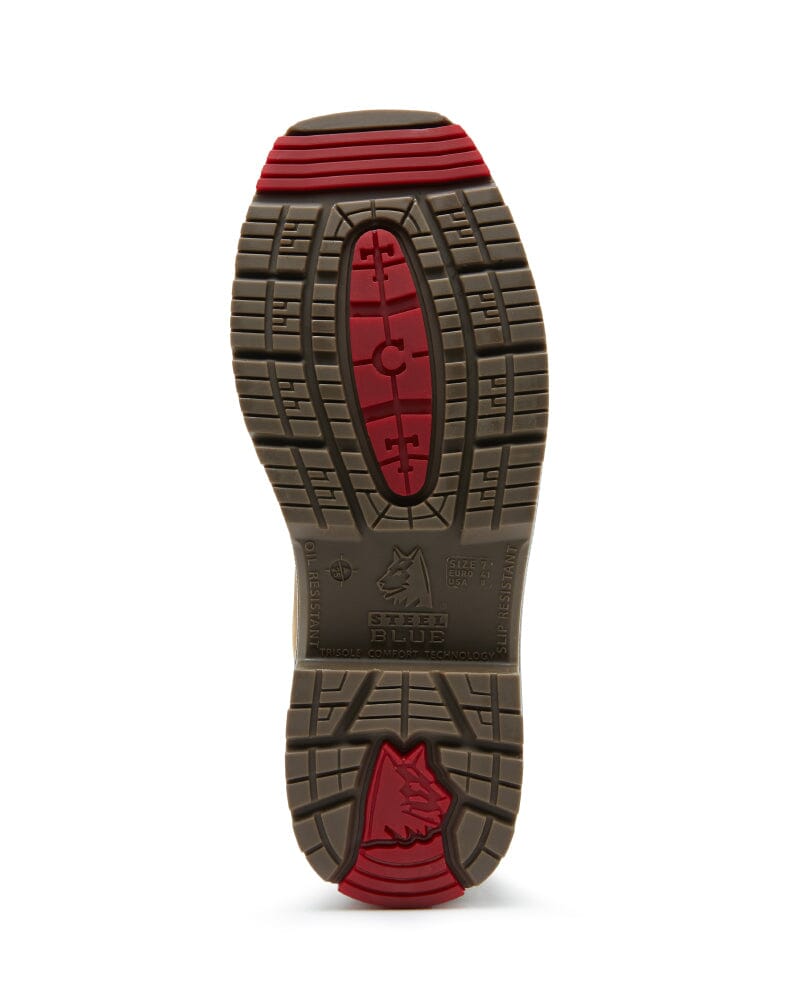 Blue Heeler Square Soft Toe - Distressed Brown