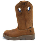 Blue Heeler Square Toe Safety Boot - Distressed Brown