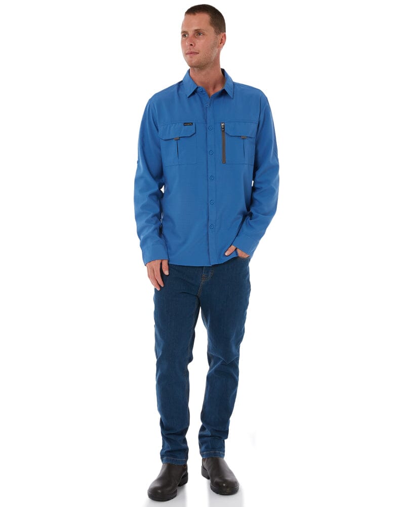 Outdoor Long Sleeve Shirt - Blue