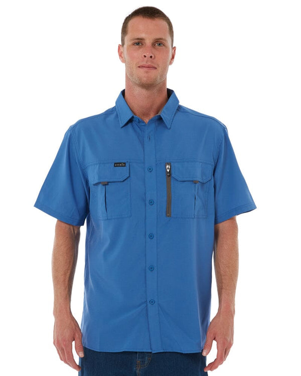 Outdoor Short Sleeve Shirt - Blue