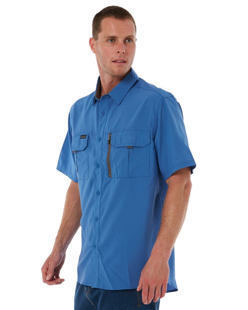 Outdoor Short Sleeve Shirt - Blue