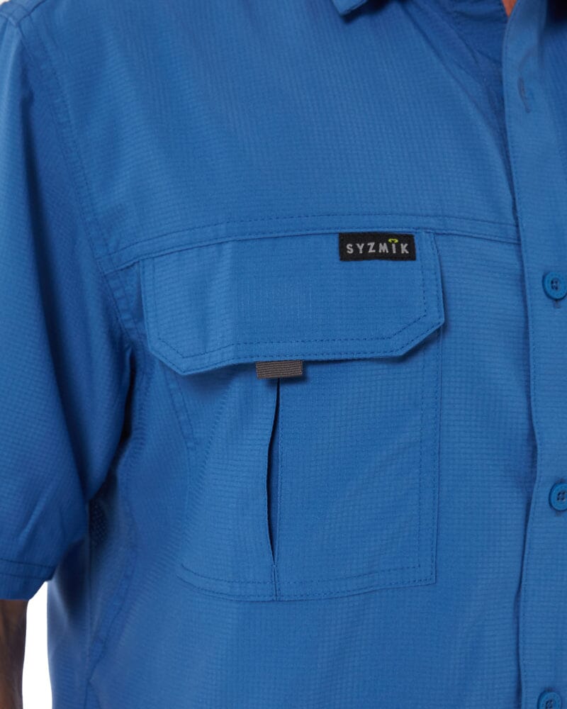 Outdoor Short Sleeve Shirt - Blue