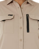 Womens Outdoor Long Sleeve Shirt - Sand