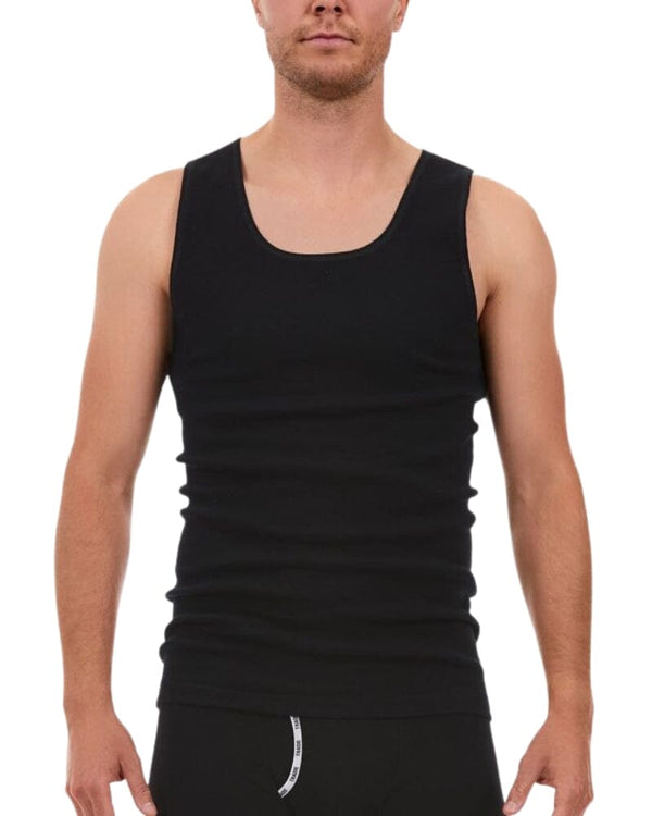 Cotton Singlet - Black