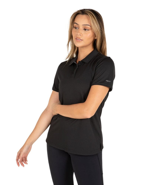 Womens Bolt Polo Shirt - Black