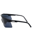 Apex Safety Glasses Black Frame - Grey