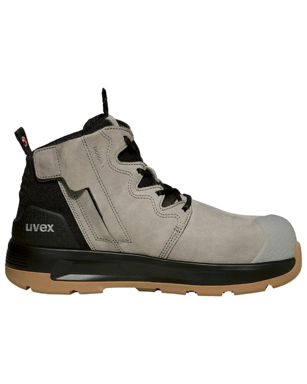 2 x-flow Zip Side Safety Boot - Wolf Grey