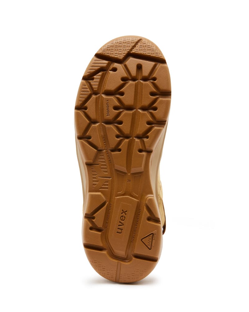 Womens 3 x-flow Zip Side Safety Boot - Tan