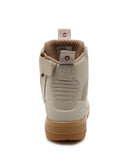 Womens 3 x-flow Zip Side Safety Boot - Cement/Tan
