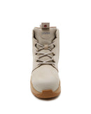 Womens 3 x-flow Zip Side Safety Boot - Cement/Tan