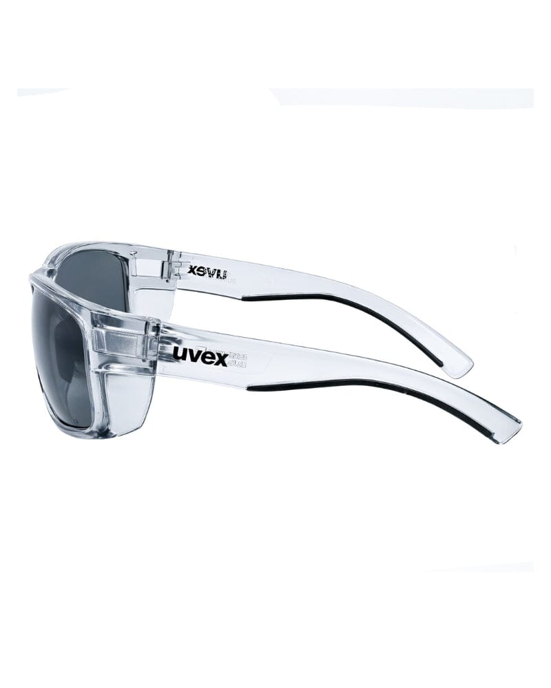 Aquarius Graphite Frame Safety Glasses - Grey Lens
