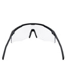 Apex Safety Glasses Black Frame - Clear