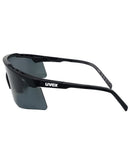 Apex Polarised Safety Glasses Black Frame - Grey