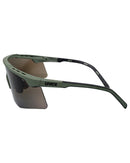Apex Safety Glasses Army Green Frame - Brown