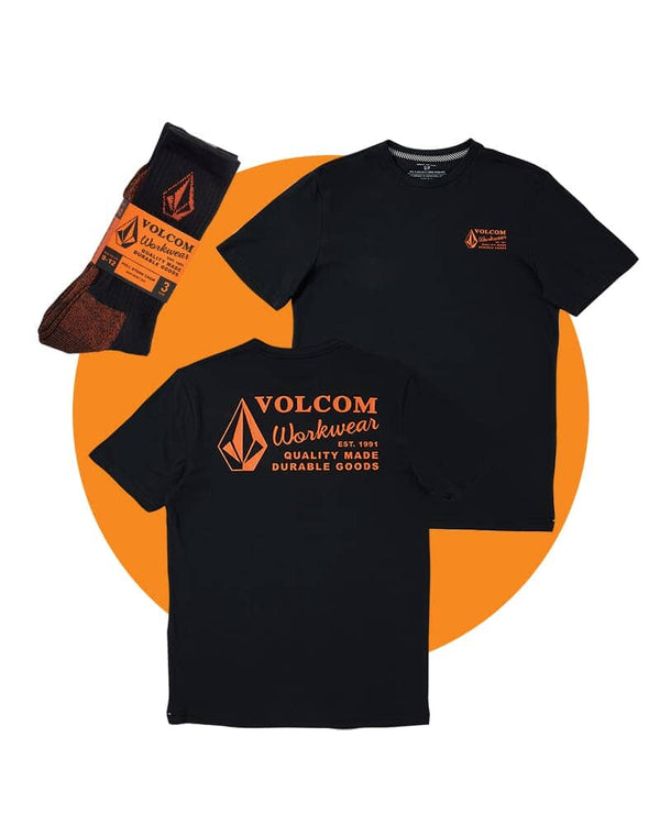 Tradies VWW SS Tee Twin Value Pack - Black