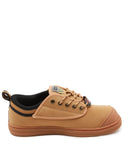 Leather Safety Shoe - Tan