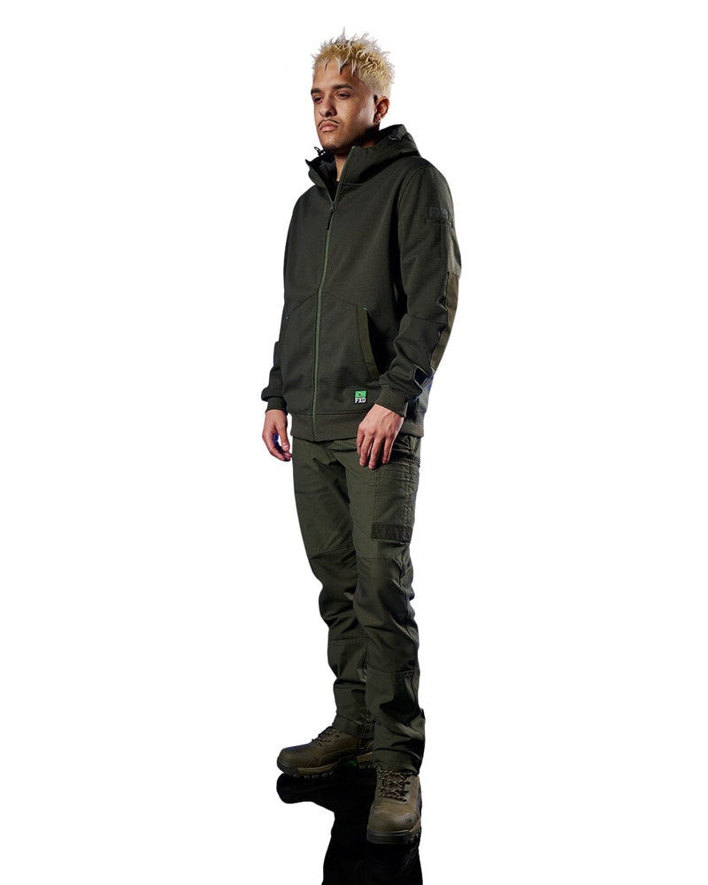 WF-3 Zip Thru Hoodie - Green