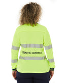 Tradies Womens Traffic Control LS Taped Polo Shirt 2 Value Pack - Yellow