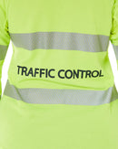 Tradies Womens Traffic Control LS Taped Polo Shirt 2 Value Pack - Yellow