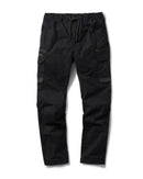 WP-12 Elastic Waist Stretch Ripstop Work Pant - Black