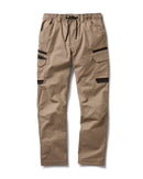 WP-12 Elastic Waist Stretch Ripstop Work Pant - Khaki