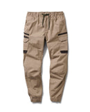 WP-12C Cuffed Elastic Waist Stretch Ripstop Work Pant - Khaki