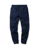 WP-12C Cuffed Elastic Waist Stretch Ripstop Work Pant - Navy