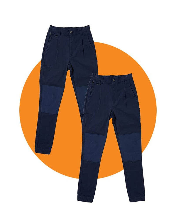 Tradies The Workz Womens Pant Value Pack - Navy
