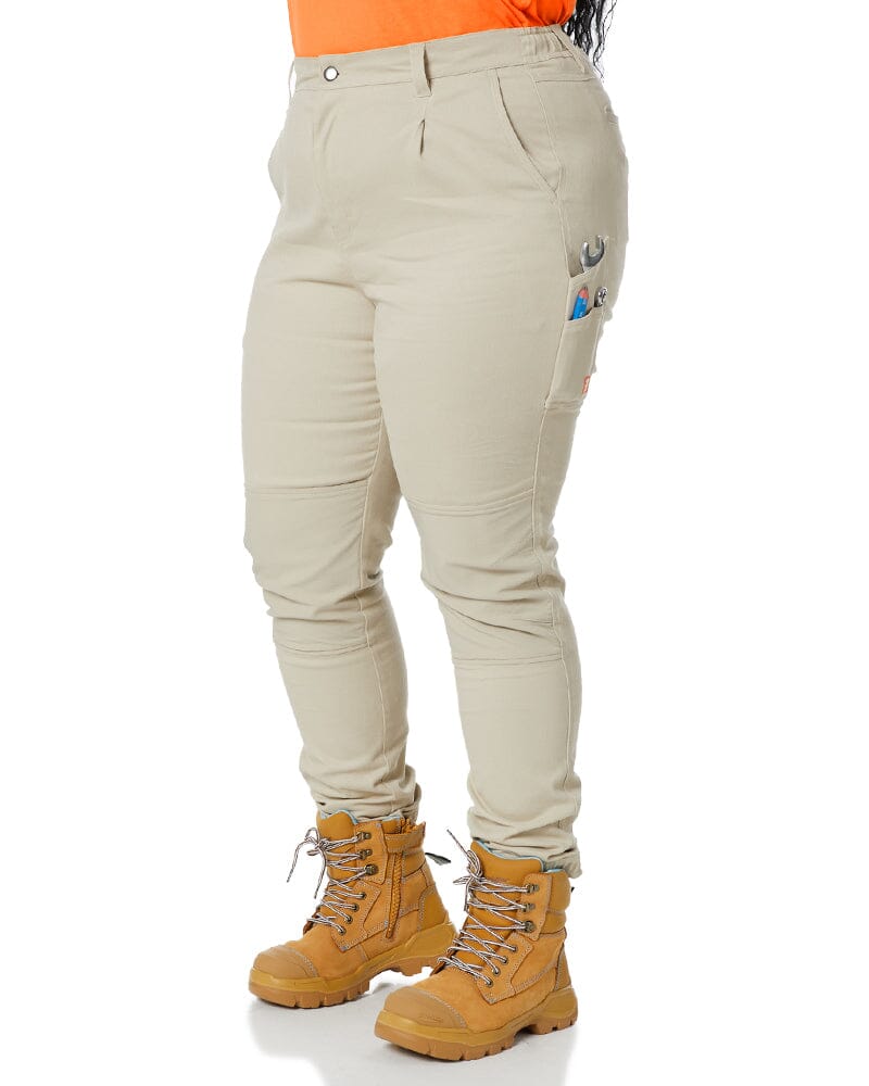 The Workz Womens Pant - Stone