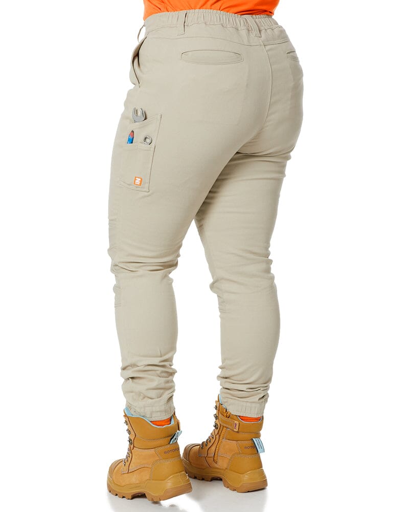 The Workz Womens Pant - Stone