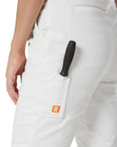 The Workz Womens Pant - White