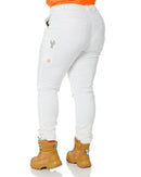 The Workz Womens Pant - White