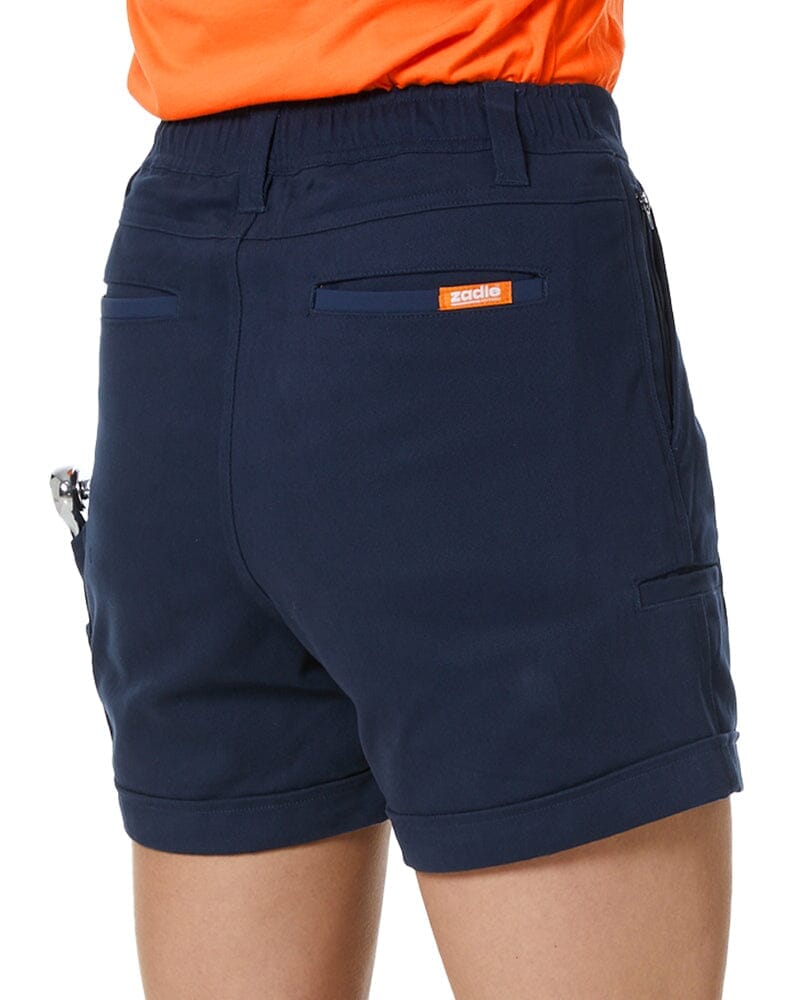 Tradies The Workz Womens Shorts Value Pack - Navy