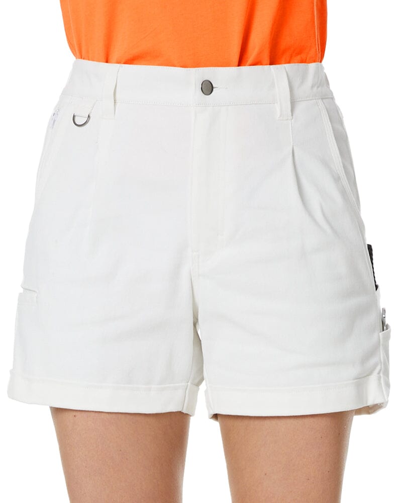 The Workz Womens Short - White