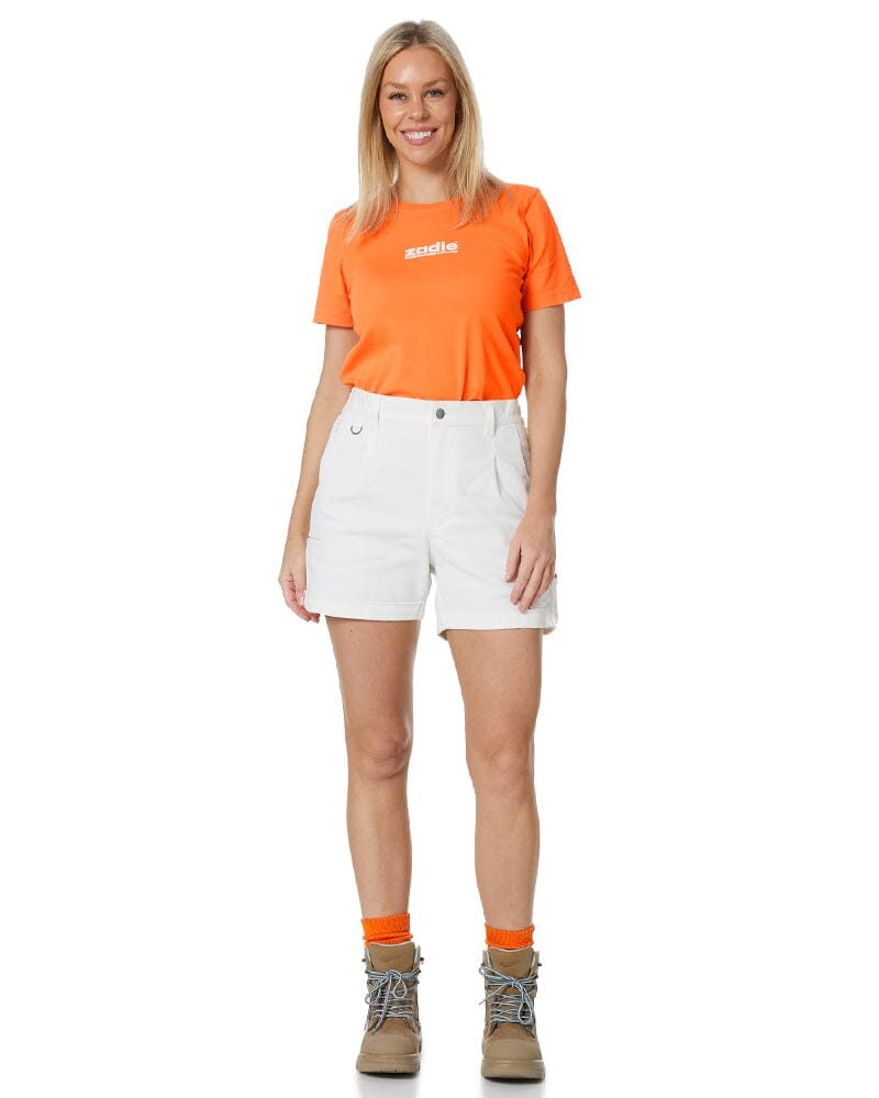 The Workz Womens Short - White