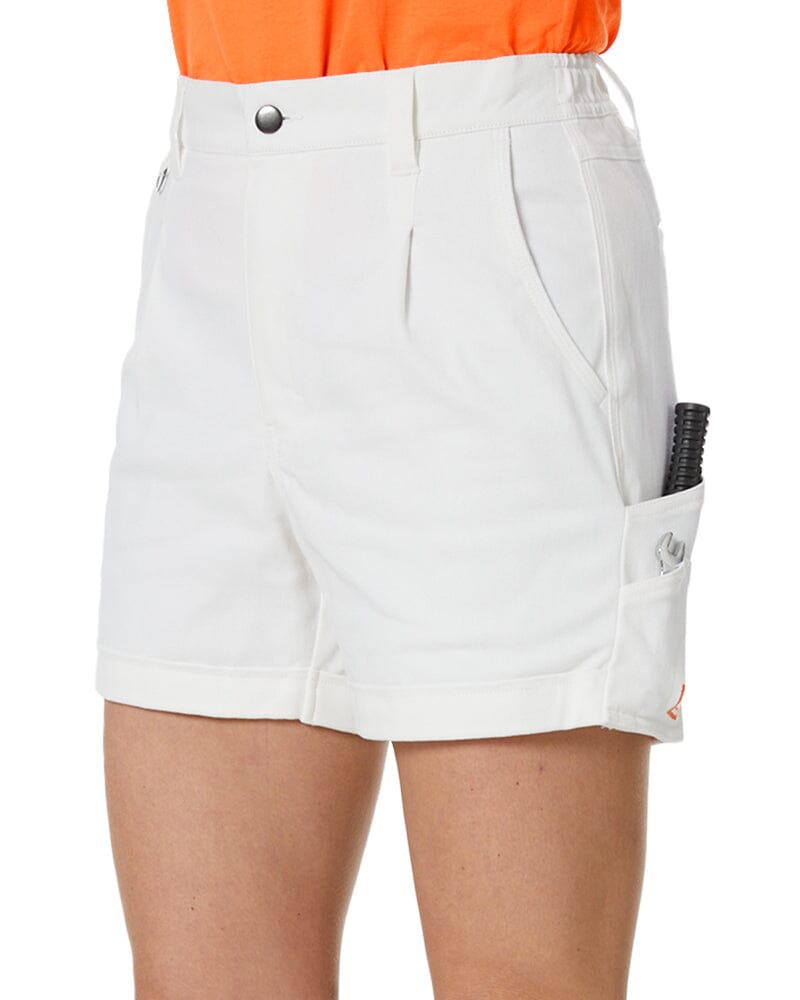 The Workz Womens Short - White