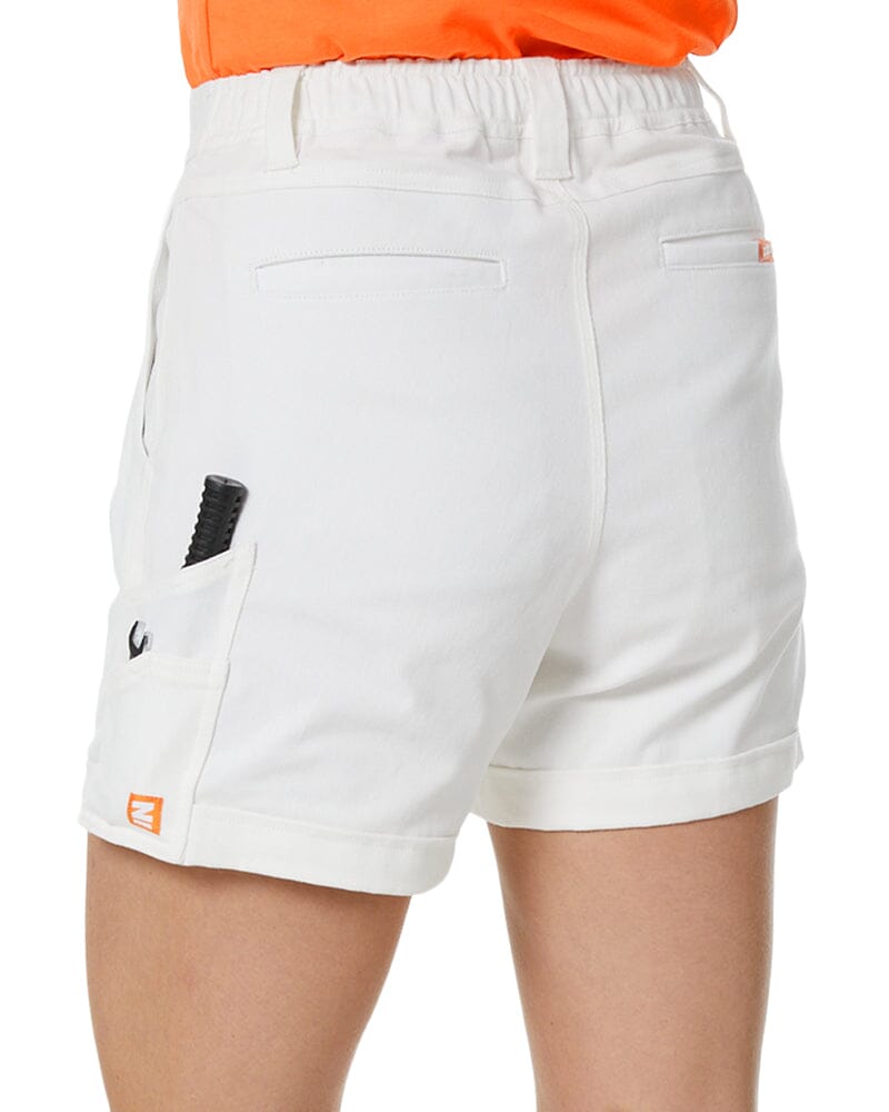 The Workz Womens Short - White