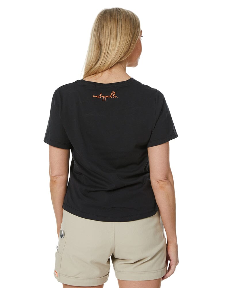 Unstoppable Womens Tee - Black