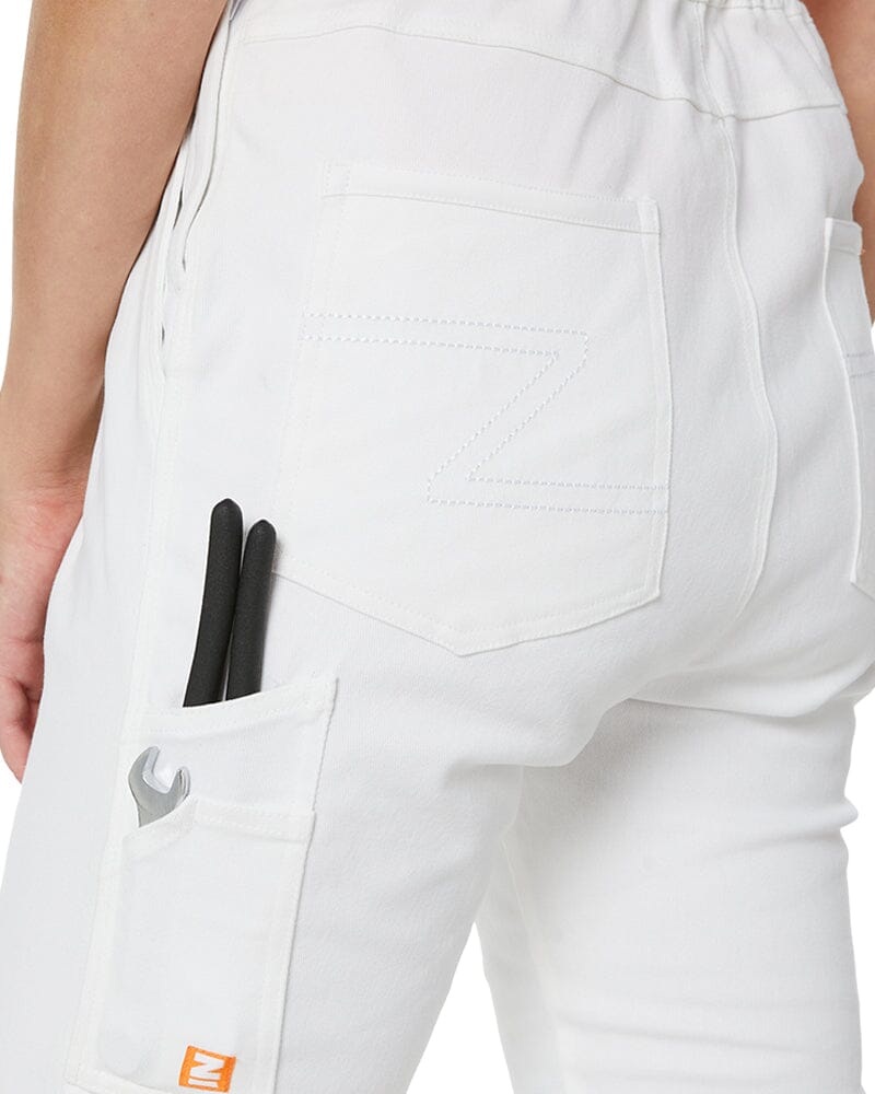 The Grind Womens Overall - White