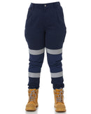 Tradies The Workz Womens Taped Pant 2 Value Pack - Navy