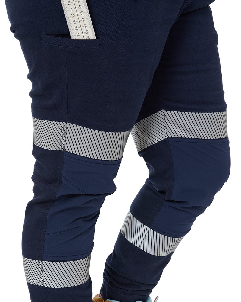 The Workz Womens Taped Pant - Navy