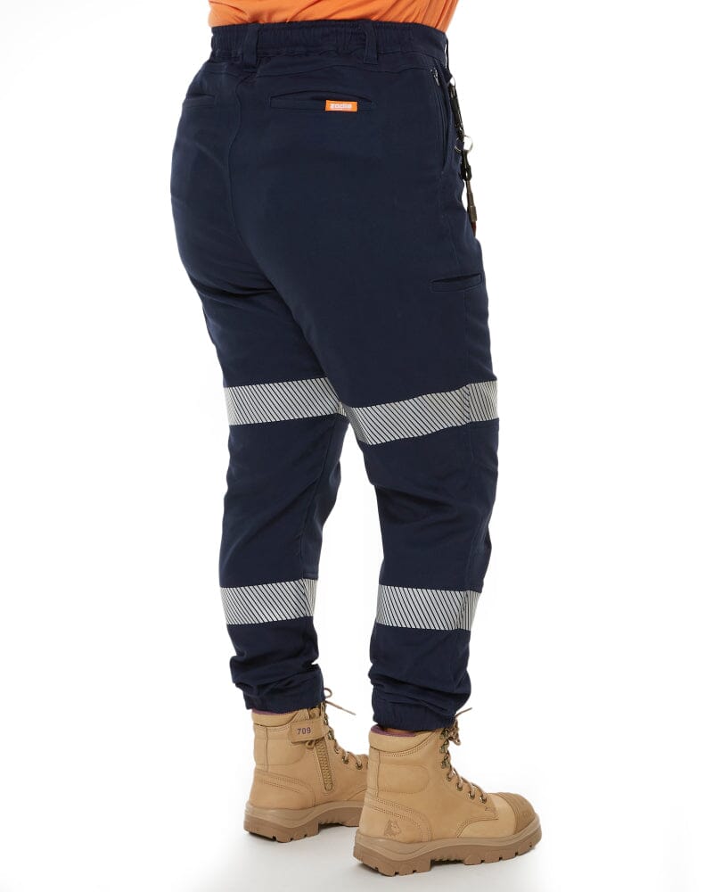 The Workz Womens Taped Pant - Navy